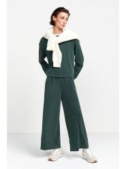 Rich & Royal Koszulka w kolorze zielonym rozmiar: S. Zielone bluzki Rich & Royal, s, bez wzorów, bez kołnierzyka, bez ramiączek. Za 121.99 zł.