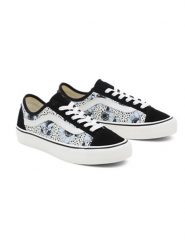 Vans Sneakersy "Decon VR3" w kolorze biało-czarno-błękitnym rozmiar: 36,5. Czarne trampki Vans, bez wzorów, z materiału, bez zapięcia. Za 156.61 zł.