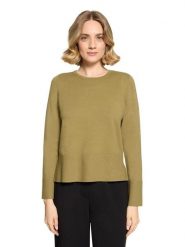 Betty Barclay Sweter w kolorze oliwkowym rozmiar: 44. Zielone swetry Betty Barclay, bez wzorów, bez ramiączek. Za 204.95 zł.