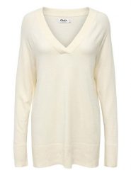 ONLY Sweter w kolorze kremowym rozmiar: XS. Brązowe swetry Only, xs, bez wzorów, bez ramiączek. Za 81.45 zł.