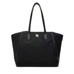 Torebka KARL LAGERFELD. Czarne shopper KARL LAGERFELD, bez wzorów, bez dodatków. Za 959.99 zł.