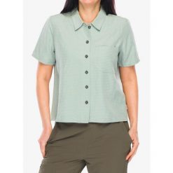 Koszula turystyczna damska Royal Robbins Desert Pucker S/S. Zielone koszule ROYAL ROBBINS, s, bez wzorów, casualowe, bez kołnierzyka, bez ramiączek. Za 240.99 zł.