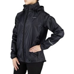 Kurtka przeciwdeszczowa damska Viking Rainier Lady. Czarne kurtki sportowe Viking, xl, bez wzorów, bez kaptura, trekkingowe. Za 186.00 zł.