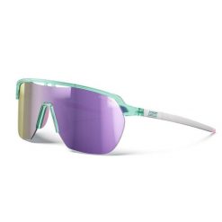 Okulary rowerowe JULBO FREQUENCY - zielono/różowe | Spectron cat 3. Czerwone okulary przeciwsłoneczne JULBO, bez wzorów, sportowe. Za 469.00 zł.