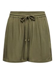 ONLY Szorty "Chiara" w kolorze khaki rozmiar: XL. Brązowe szorty Only, bez wzorów, z wiskozy. Za 88.02 zł.