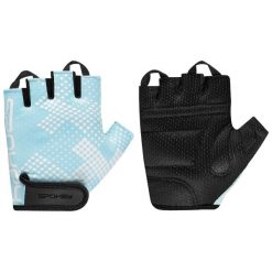 Rękawiczki rowerowe damskie Spokey Sestola. Białe rękawiczki Spokey, bez wzorów, sportowe. Za 29.99 zł.