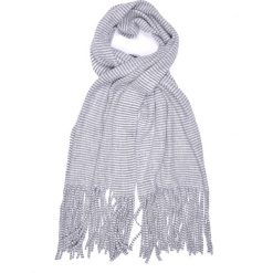 SZALIK DAMSKI. Szare szaliki TOP SECRET, na jesień, bez wzorów, z dzianiny, eleganckie. W wyprzedaży za 24.99 zł.
