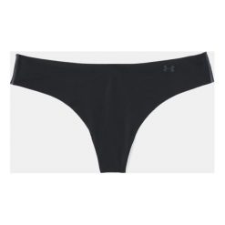 Under Armour Stringi damskie Pure Stretch Thong stalowo szare r. L (1275732-001). Bielizna sportowa Under Armour. Za 29.00 zł.