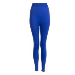 Legginsy z tylną kieszenią damskie Joma Nature. Niebieskie legginsy Joma, s, bez wzorów, z elastanu, do biegania. Za 224.50 zł.