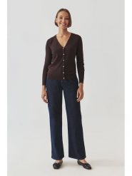 TATUUM Kardigan w kolorze brązowym rozmiar: XS. Brązowe kardigany Tatuum, xs, bez wzorów, ze splotem. Za 113.36 zł.