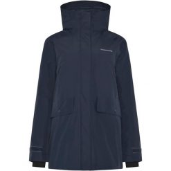Parka dla kobiet Didriksons Tuva. Niebieskie parki Didriksons, sportowe, bez kaptura. Za 766.00 zł.