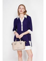 Le Jardin du Lin Lniana sukienka w kolorze granatowo-białym rozmiar: 40. Białe sukienki Le jardin du lin, na co dzień, bez wzorów, ze lnu, bez kołnierzyka, bez ramiączek, mini, proste. Za 108.99 zł.