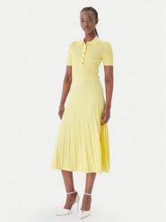 MICHAEL Michael Kors Sukienka dzianinowa MT5834F33D Żółty Regular Fit. Żółte sukienki MICHAEL Michael Kors, na co dzień, l, bez wzorów, z dzianiny, bez kołnierzyka, bez ramiączek, proste. Za 1,229.00 zł.