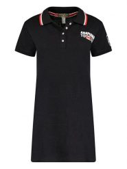 ANAPURNA Sukienka "Kareteak" w kolorze czarnym rozmiar: XXL. Czarne sukienki ANAPURNA, na co dzień, xxl, bez wzorów, z bawełny, bez kołnierzyka, bez ramiączek, mini, proste. Za 73.99 zł.