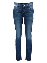 Herrlicher Dżinsy - Slim fit - w kolorze granatowym rozmiar: W24/L32. Niebieskie jeansy Herrlicher, l, z aplikacjami. Za 184.89 zł.