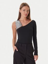 Patrizia Pepe Body 2M4504/338-J4R0 Czarny Slim Fit. Czarne body Patrizia Pepe, m, bez wzorów, z syntetyku. Za 1,389.00 zł.