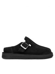 Clarks Klapki Solsbury Mule. 26184167 Czarny. Czarne klapki Clarks, bez wzorów, ze skóry, bez obcasa. Za 439.99 zł.