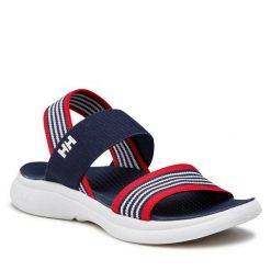 Sandały Helly Hansen. Niebieskie sandały Helly Hansen, bez wzorów, bez obcasa, na płaskiej podeszwie, bez zapięcia. Za 299.99 zł.