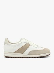 Kremowo-beżowe sportowe półbuty. Białe obuwie sportowe Ryłko, z gumy, bez zapięcia, trekkingowe. Za 479.99 zł.