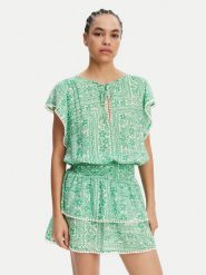 Melissa Odabash Sukienka letnia Keri Zielony Regular Fit. Zielone sukienki Melissa Odabash, na lato, s, bez wzorów, z wiskozy, bez kołnierzyka, bez ramiączek. Za 1,129.00 zł.