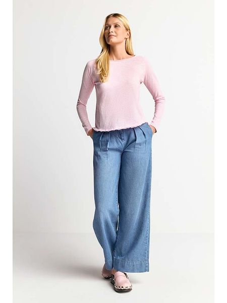 Rich & Royal Koszulka w kolorze jasnoróżowym rozmiar: XS. Różowe bluzki Rich & Royal, xs, bez wzorów, z bawełny, bez kołnierzyka, bez ramiączek. Za 78.99 zł.