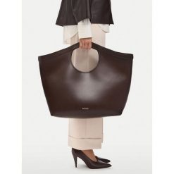 Torebka GINO ROSSI. Brązowe shopper Gino Rossi, bez wzorów, bez dodatków. Za 299.99 zł.