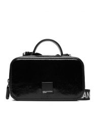 Karl Lagerfeld Jeans Torebka B1W30141 Czarny. Czarne torebki klasyczne Karl Lagerfeld Jeans, bez wzorów, z jeansu, bez dodatków. Za 559.99 zł.