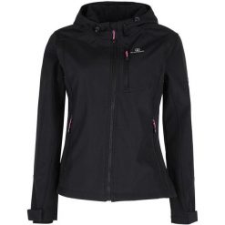 Kurtka Softshell Octavia dla Kobiet - Elegancka, Oddychająca i Wodoodporna. Czarne kurtki sportowe ZUMBA WEAR, bez wzorów, z elastanu, bez kaptura, trekkingowe. Za 263.99 zł.