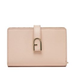 Duży Portfel Damski Furla. Czerwone portfele Furla, bez wzorów. Za 639.99 zł.