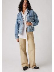 Levi's Spodnie - Comfort fit - w kolorze beżowym rozmiar: W31/L32. Brązowe spodnie materiałowe Levi's®, l, bez wzorów, z bawełny. Za 174.02 zł.