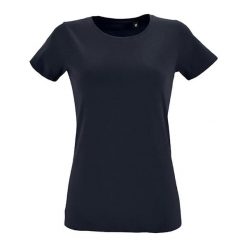 Koszulka Damska Regent Z Okrągłym Dekoltem I Dopasowanym Krojem. Niebieskie bluzki SOL'S, s, bez wzorów, sportowe, bez kołnierzyka, bez ramiączek. Za 36.99 zł.