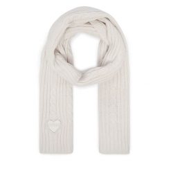 Szalik Guess. Białe szaliki Guess, z aplikacjami. Za 134.99 zł.