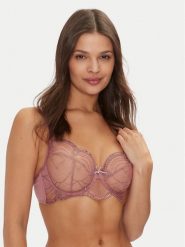 Hunkemöller Biustonosz z fiszbiną Ruby 300237 Różowy. Czerwone biustonosze Hunkemöller, bez wzorów, z syntetyku. Za 119.99 zł.