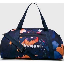 Desigual Sport - Torba. Niebieskie torby na ramię Desigual Sport, bez wzorów, z materiału, sportowe, na ramię, bez dodatków. W wyprzedaży za 179.90 zł.
