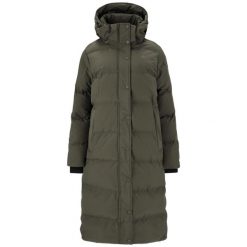Parka dla kobiet Whistler Adalee. Szare parki Whistler, z puchu, sportowe, bez kaptura. Za 552.00 zł.