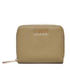 Mały Portfel Damski Puccini. Zielone portfele Puccini, bez wzorów. Za 139.99 zł.