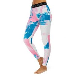 Damskie legginsy termoaktywne Sporty zimowe Siroko Sakura. Czerwone legginsy SIROKO, s, bez wzorów, z elastanu. Za 84.00 zł.