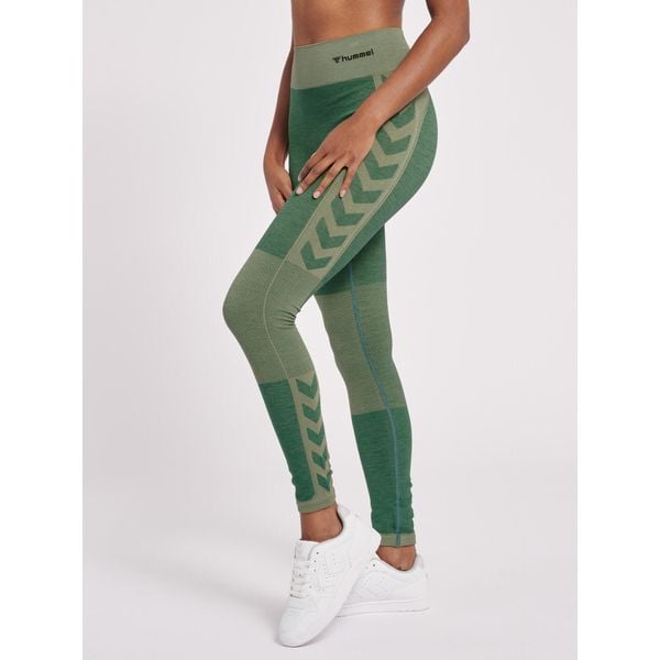 Damskie legginsy mid-rise Hummel Clea. Szare legginsy Hummel, l, bez wzorów, z materiału, na jogę i pilates. Za 161.50 zł.