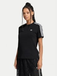 Adidas T-Shirt Lace 3 Stripes LG4263 Czarny Regular Fit. Czarne t-shirty Adidas, l, bez wzorów, z bawełny, bez kołnierzyka, bez ramiączek. Za 165.99 zł.