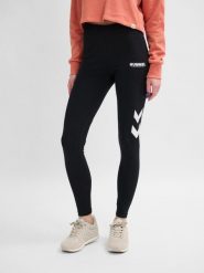 Damskie legginsy Hummel Legacy. Czarne legginsy Hummel, xs, bez wzorów, z bawełny, z standardowym stanem. Za 138.36 zł.