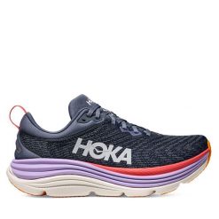 Buty do biegania Hoka. Niebieskie obuwie sportowe HOKA, bez zapięcia, do biegania. Za 749.99 zł.