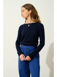 AUTHENTIC CASHMERE Kaszmirowy sweter "Epéna" w kolorze granatowym rozmiar: XXL. Niebieskie swetry AUTHENTIC CASHMERE, xxl, bez wzorów, z kaszmiru, bez ramiączek. Za 206.91 zł.