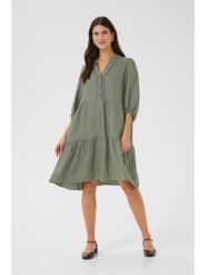 Cream Sukienka w kolorze khaki rozmiar: L/XL. Brązowe sukienki Cream, na co dzień, l, bez wzorów, bez kołnierzyka, bez ramiączek, midi, proste. Za 173.99 zł.