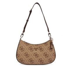 Torebka Guess. Brązowe torebki klasyczne Guess, z aplikacjami, bez dodatków. Za 549.99 zł.