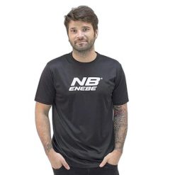 Koszulka Enebe Zircon. Czarne bluzki ENEBE, bez wzorów, sportowe, bez kołnierzyka, bez ramiączek. Za 165.99 zł.