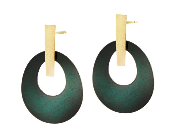 Kolczyki z brązu pozłacane. Kolczyki Artelioni, pozłacane. Za 189.00 zł.