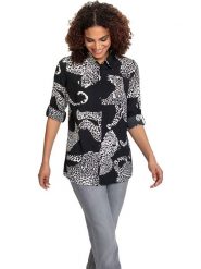 WITT WEIDEN Bluzka w kolorze czarnym rozmiar: 38. Czarne bluzki WITT WEIDEN, bez wzorów, bez kołnierzyka, bez ramiączek. Za 30.99 zł.