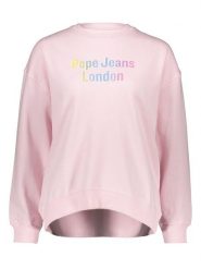Pepe Jeans Bluza w kolorze jasnoróżowym rozmiar: M. Różowe bluzy Pepe Jeans, m, bez wzorów, z jeansu, bez kaptura. Za 151.95 zł.