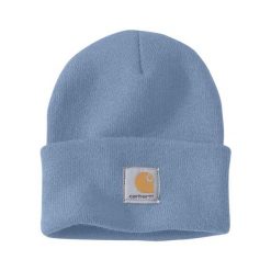 Czapka zimowa Carhartt Acrylic Watch Hat. Niebieskie czapki Carhartt, bez wzorów. Za 79.00 zł.