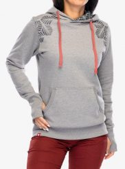 Bluza z kapturem damska Ocun Hoodie. Szare bluzy Ocun, xs, bez wzorów, z bawełny, z kapturem. Za 361.89 zł.